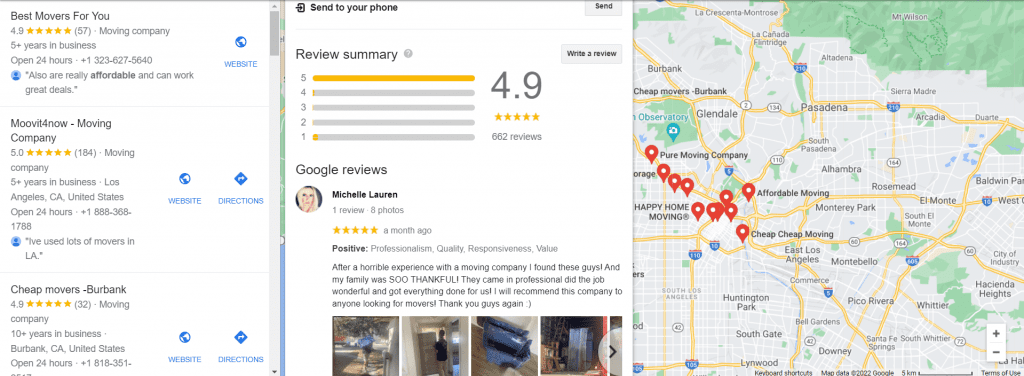 Optimise Google my business reviews