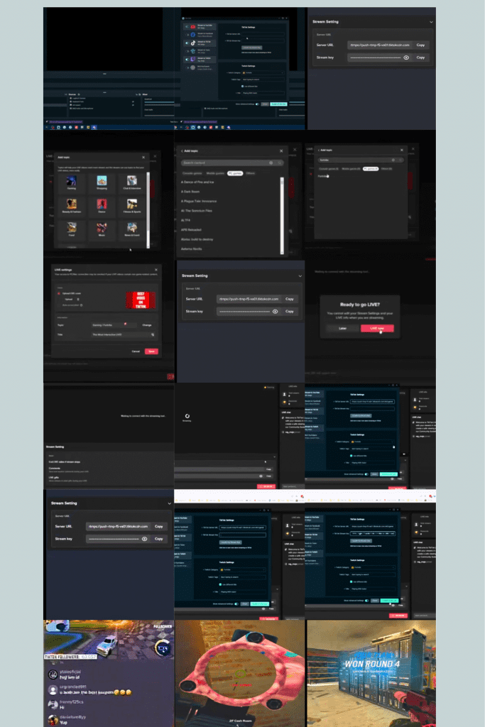 Set up your TikTok live stream