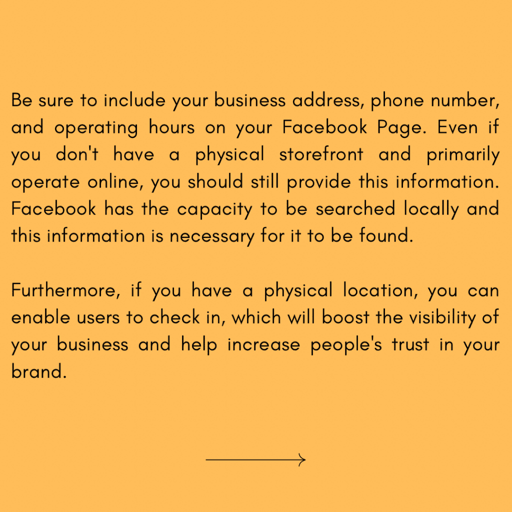 Advance your local SEO by using the correct contact information. 