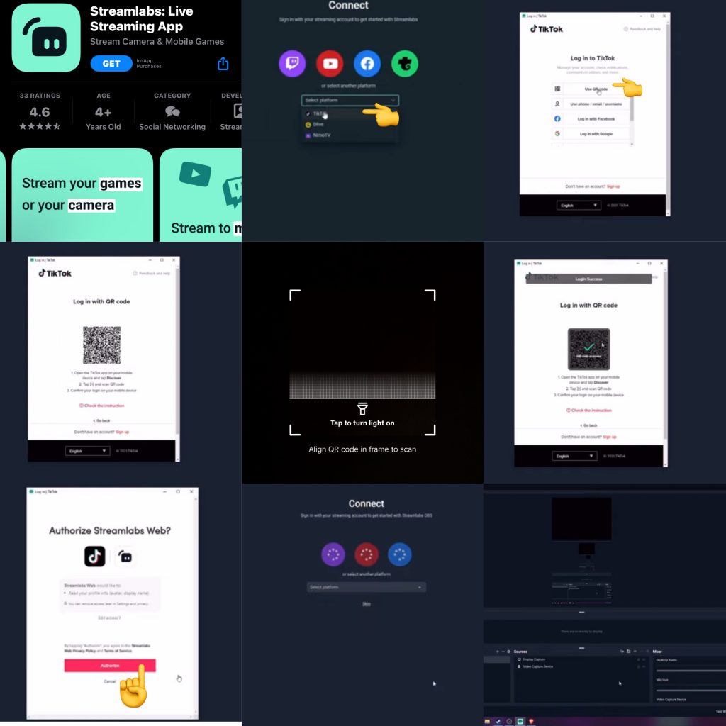 How to live stream video games On TikTok from a PC